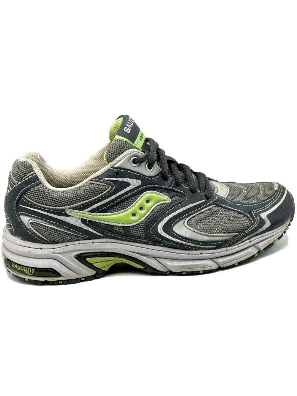Saucony Ridge TR Trail Women's Gray/Green Athletic Running Shoes 7.5 15043